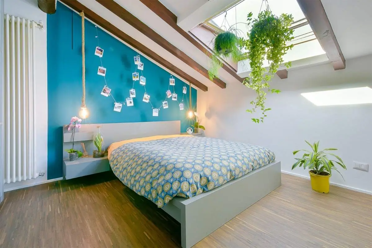 Camera da letto matrimoniale appartamento vacanze Modena centro storico